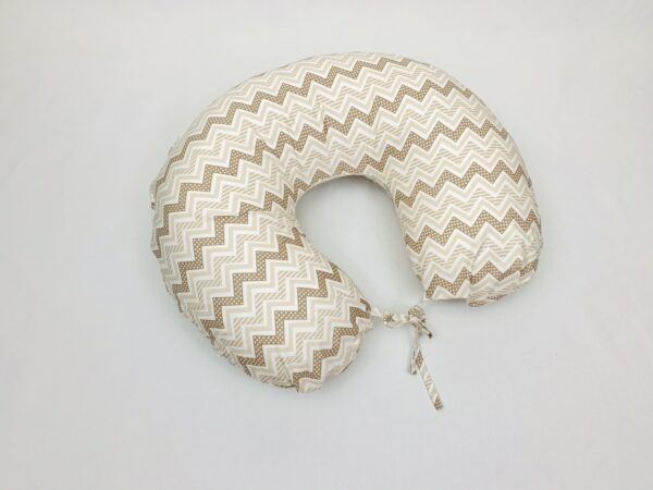 Cojin de Lactancia Zigzag beige