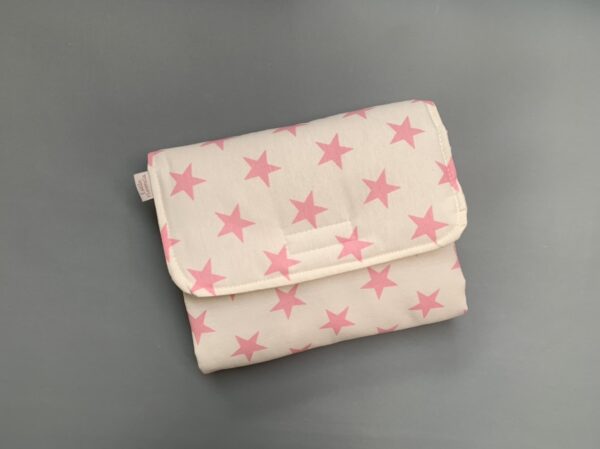 Mudador Portátil estrellas rosa - Imagen 3
