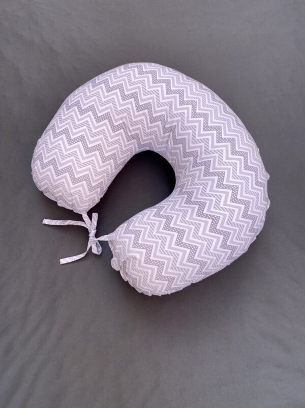 Cojin de Lactancia zigzag gris - Imagen 2