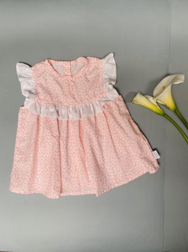 Blusa Hortensia Rosario y blanco