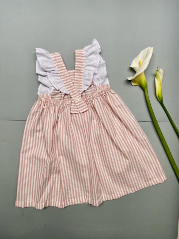 Vestido Quillay Rosado líneas - Imagen 6