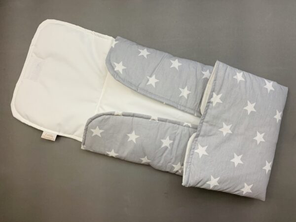 Mudador Portátil Gris estrellas - Imagen 2