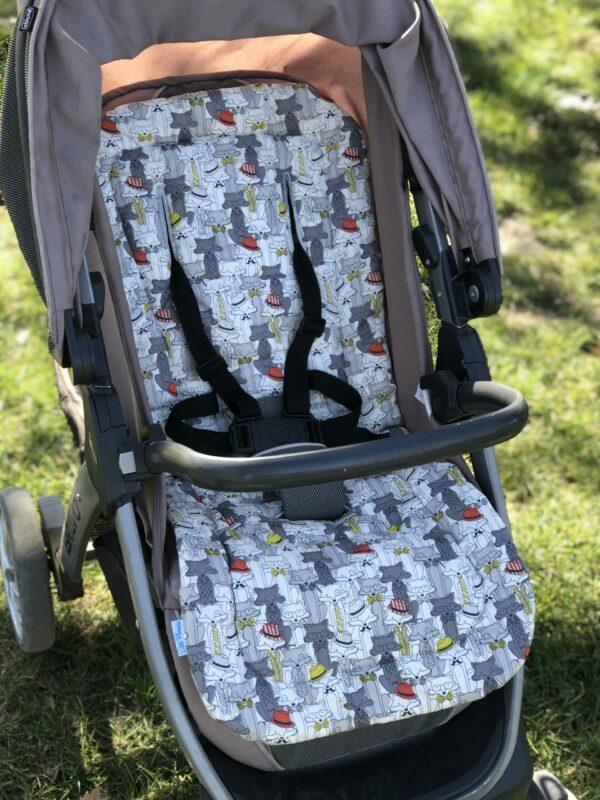 Protector de coche zorros gris - Imagen 2
