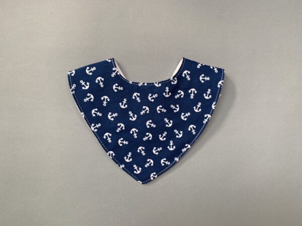 Babero bandana azul anclas - Imagen 2