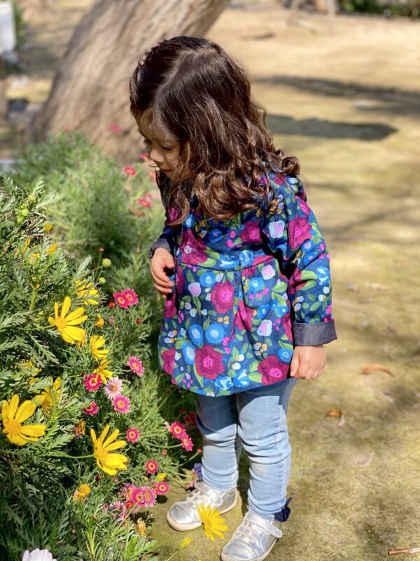 Chaqueta reversible, Mezclilla y flores - Imagen 7