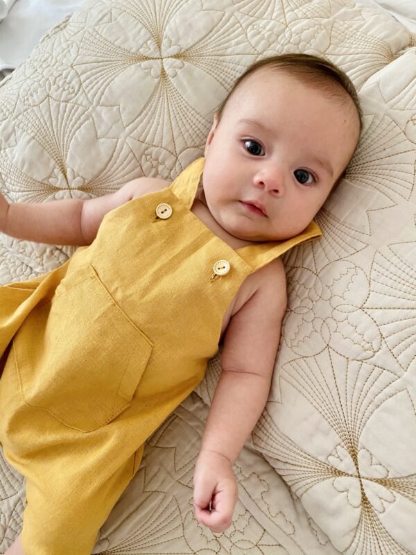 Jardinera Castaño Lino Mostaza - Imagen 14