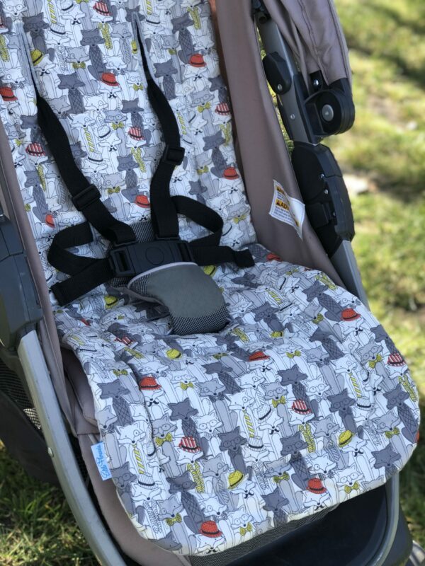 Protector de coche zorros gris - Imagen 3