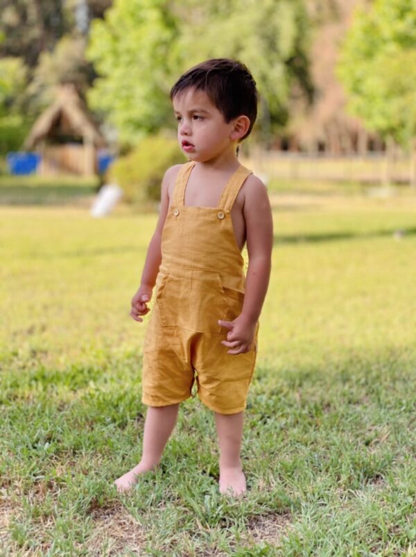 Jardinera Castaño Lino Mostaza - Imagen 4