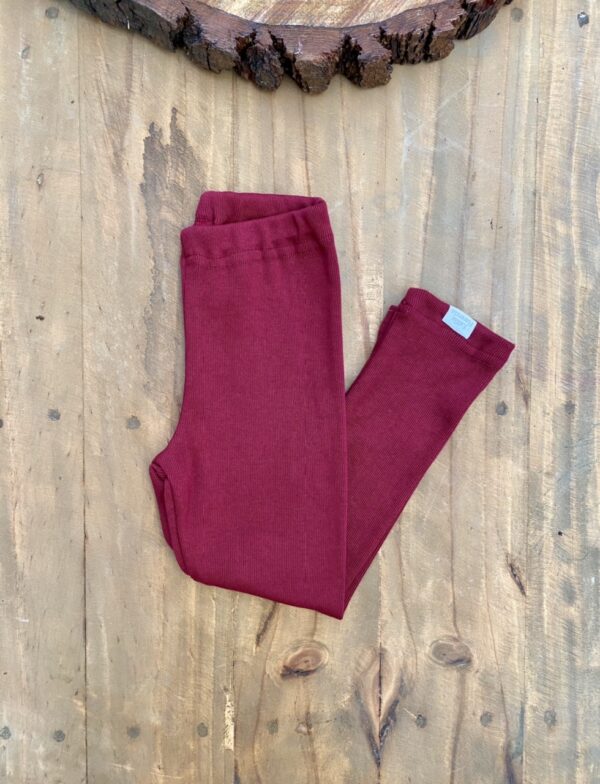 Calzas Ribs, burdeo - Imagen 2