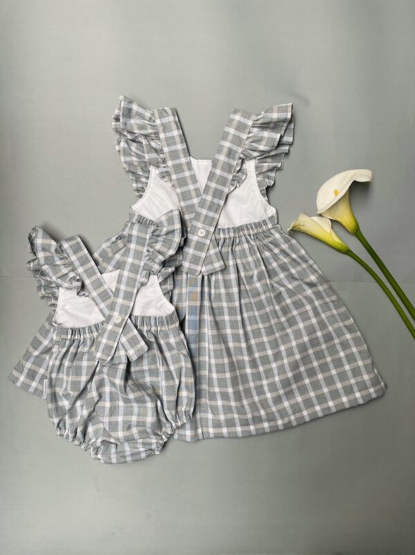 Enterito Lirio, cuadrillé celeste - Imagen 2