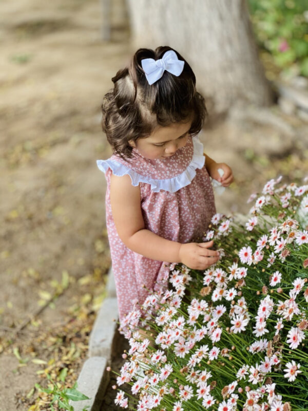 Vestido Agave rosa flores. - Imagen 4