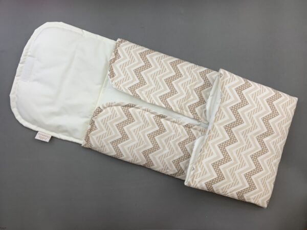 Mudador Portátil Zigzag beige - Imagen 4