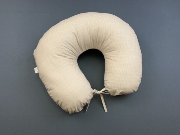 Cojin de Lactancia Rayado beige