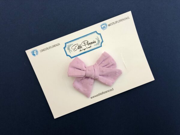 Lazo mariposa mediana plumeti lila - Imagen 2