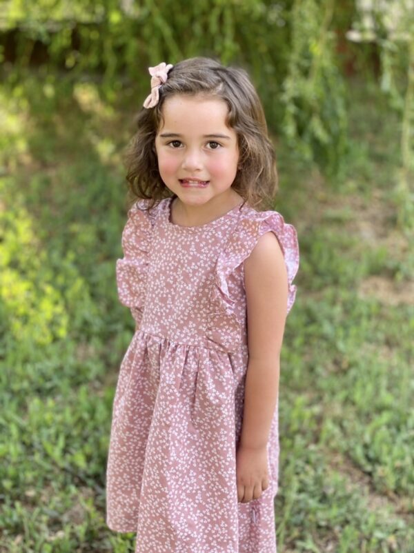 Vestido Alerce rosa flores - Imagen 4