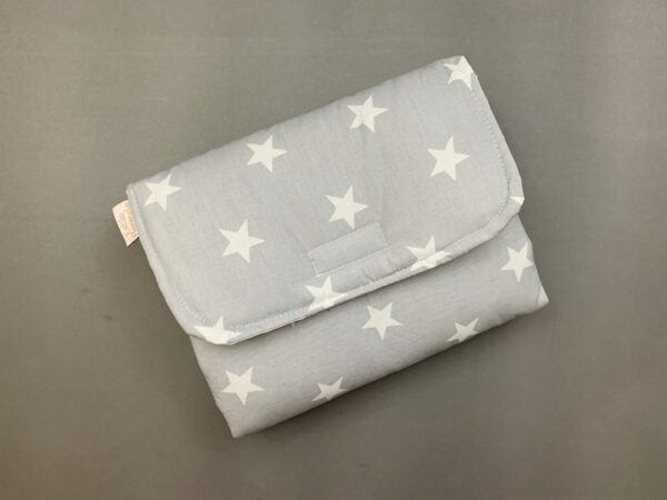 Mudador Portátil Gris estrellas - Imagen 3