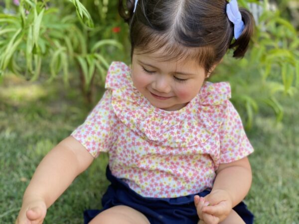 Cubrepañal con vuelo lateral, azul marino - Imagen 9