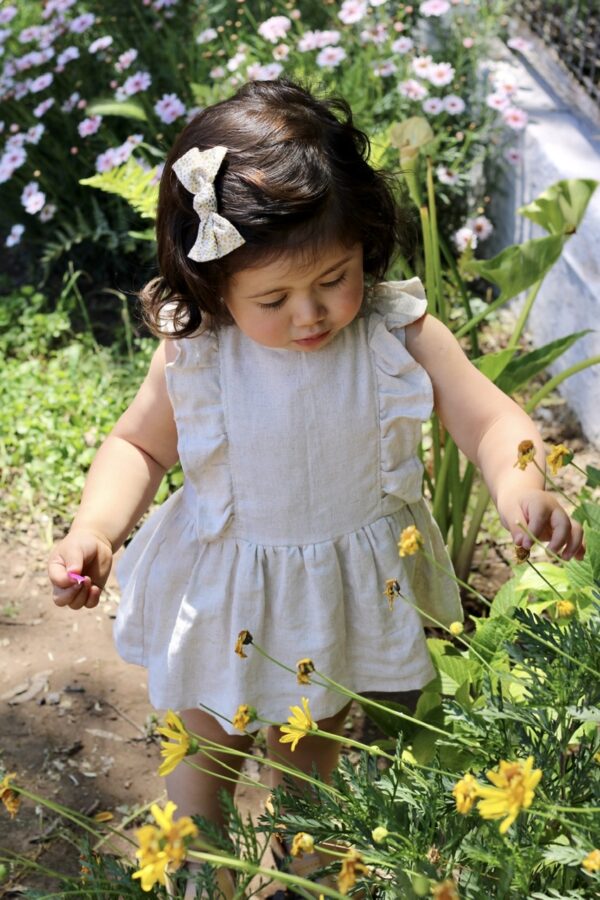 Enterito vestido Alerce lino crudo - Imagen 6