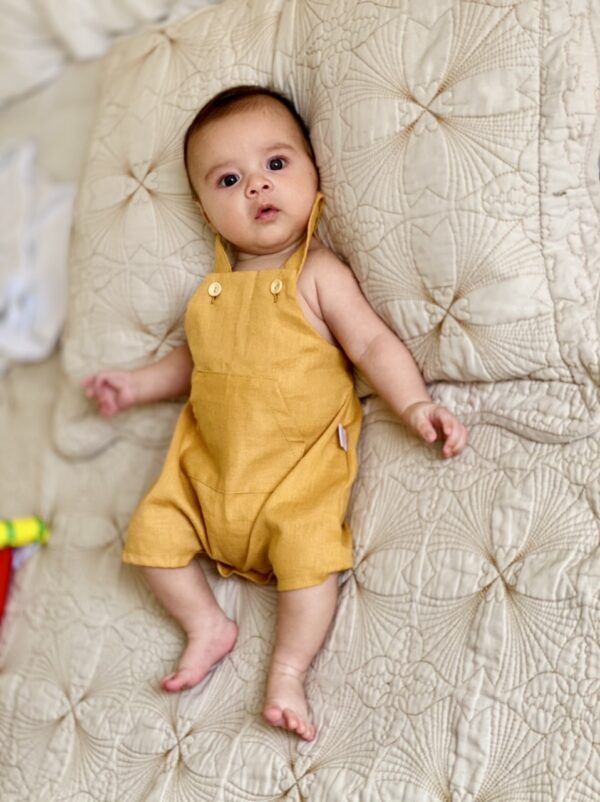 Jardinera Castaño Lino Mostaza - Imagen 2