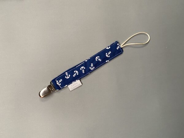 Porta Chupete Azul anclas - Imagen 3