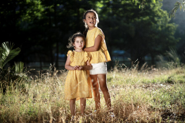 Vestido Alerce Mostaza Flores - Imagen 5