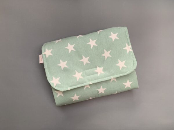 Mudador Portátil Menta estrellas - Imagen 3