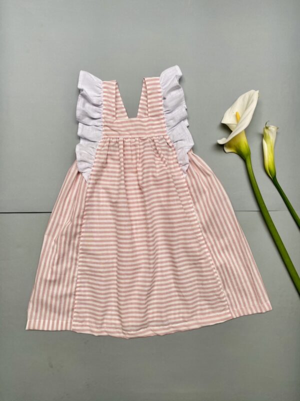 Vestido Quillay Rosado líneas - Imagen 7