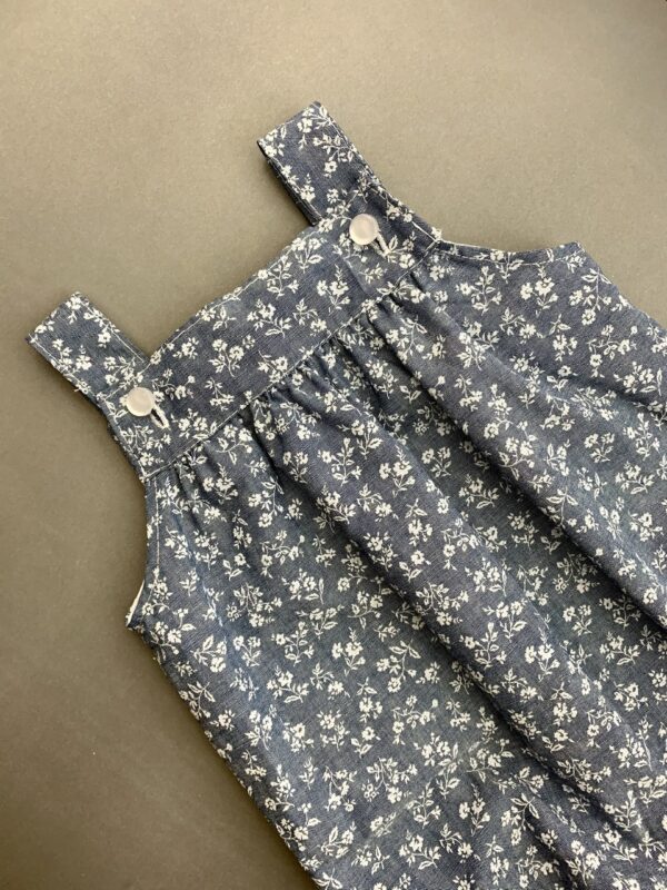 Ranita Ciruelo mezclilla oscura flores - Imagen 5