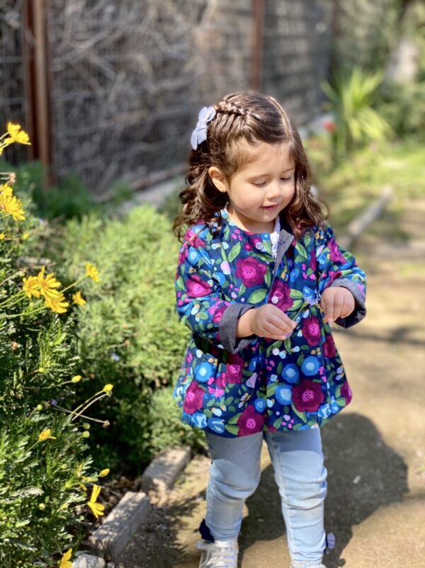 Chaqueta reversible, Mezclilla y flores - Imagen 9