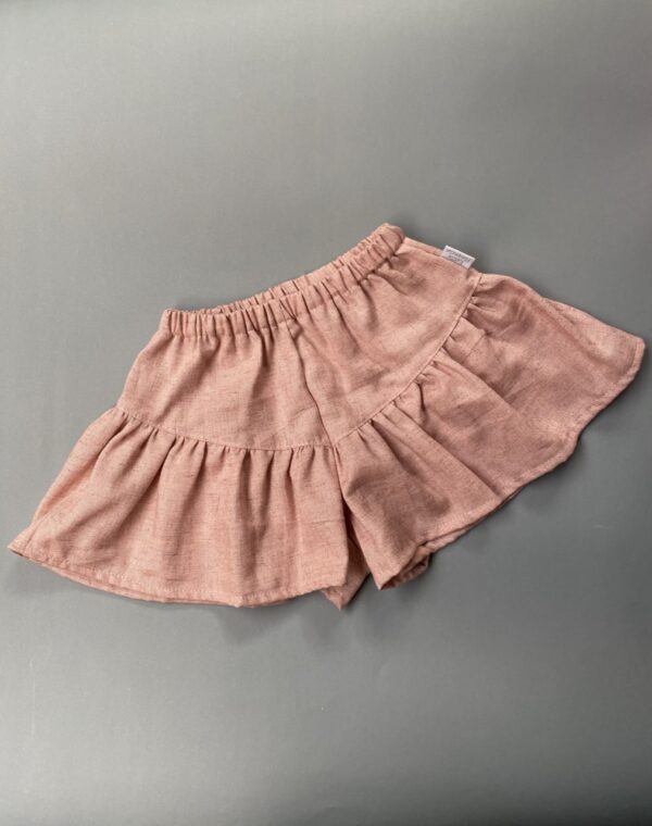 Short efecto falda rosado viejo - Imagen 2