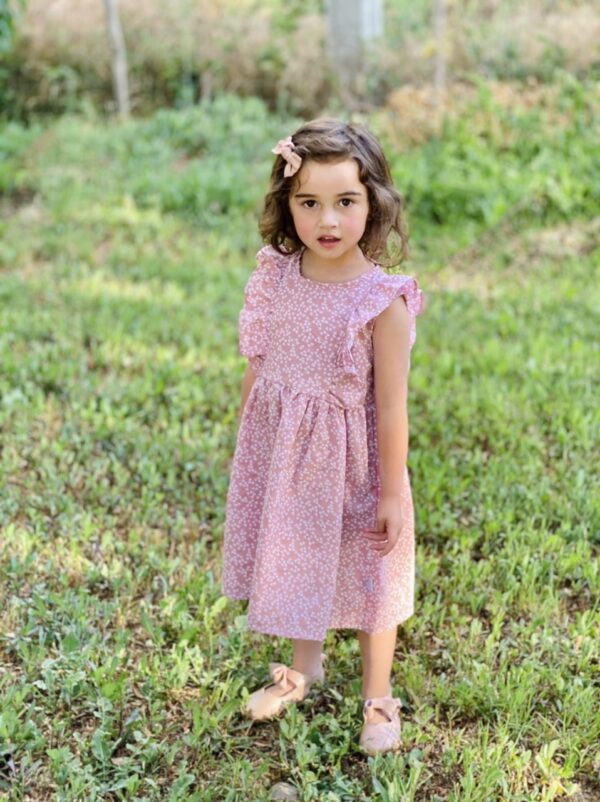 Vestido Alerce rosa flores - Imagen 3