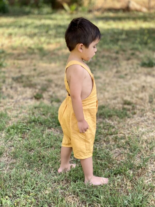 Jardinera Castaño Lino Mostaza - Imagen 5