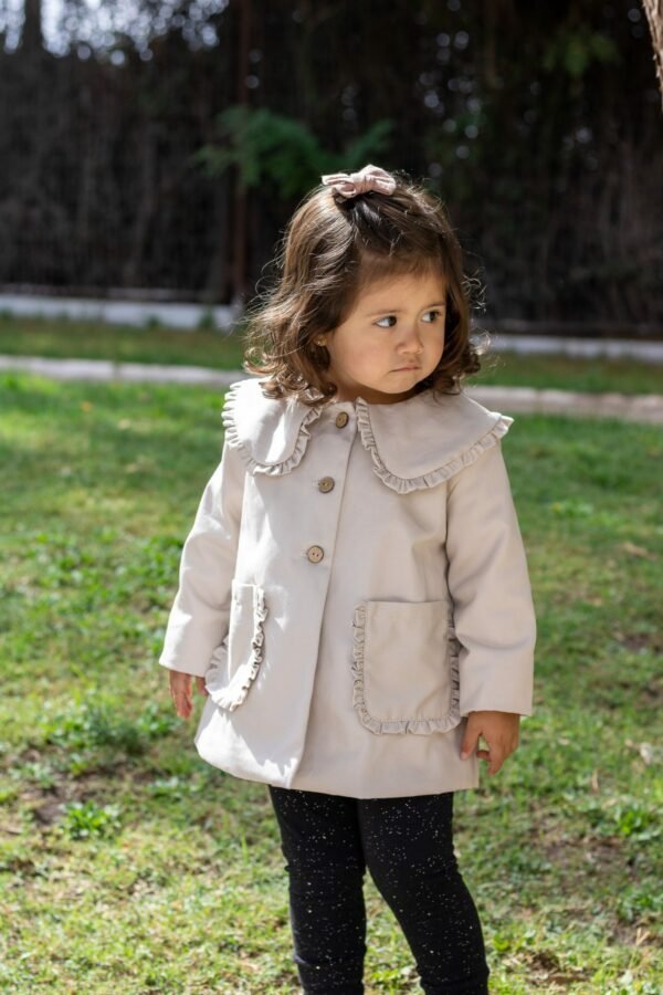 Abrigo Gabardina Beige - Imagen 4