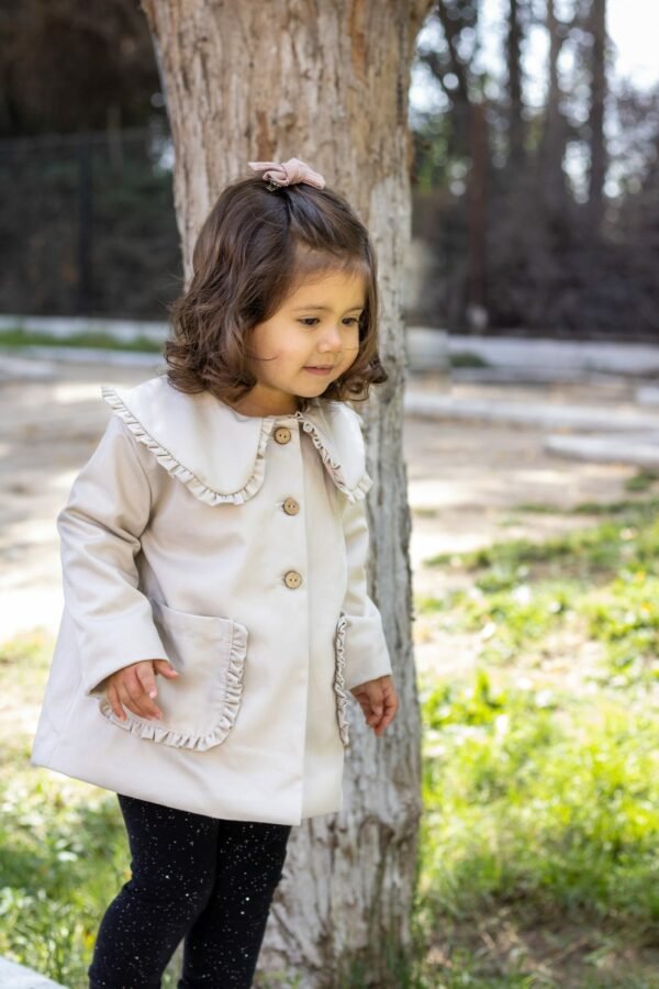 Abrigo Gabardina Beige - Imagen 3