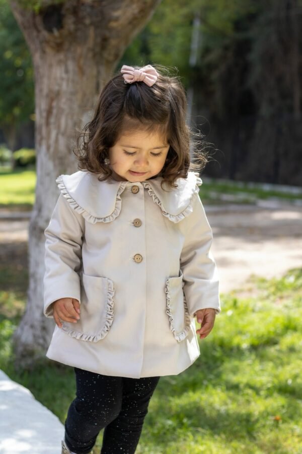 Abrigo Gabardina Beige - Imagen 8