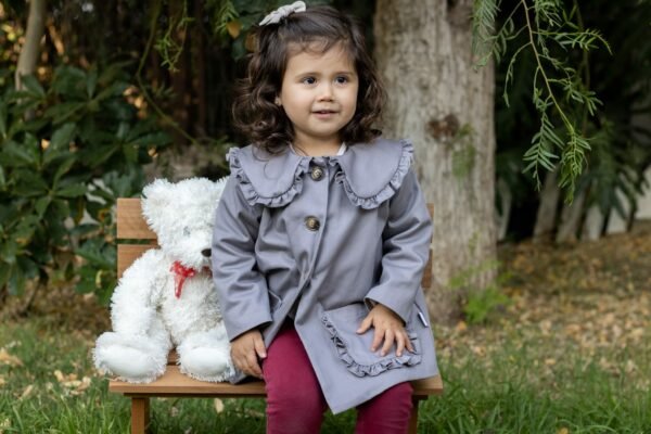 Abrigo Gabardina Gris - Imagen 8