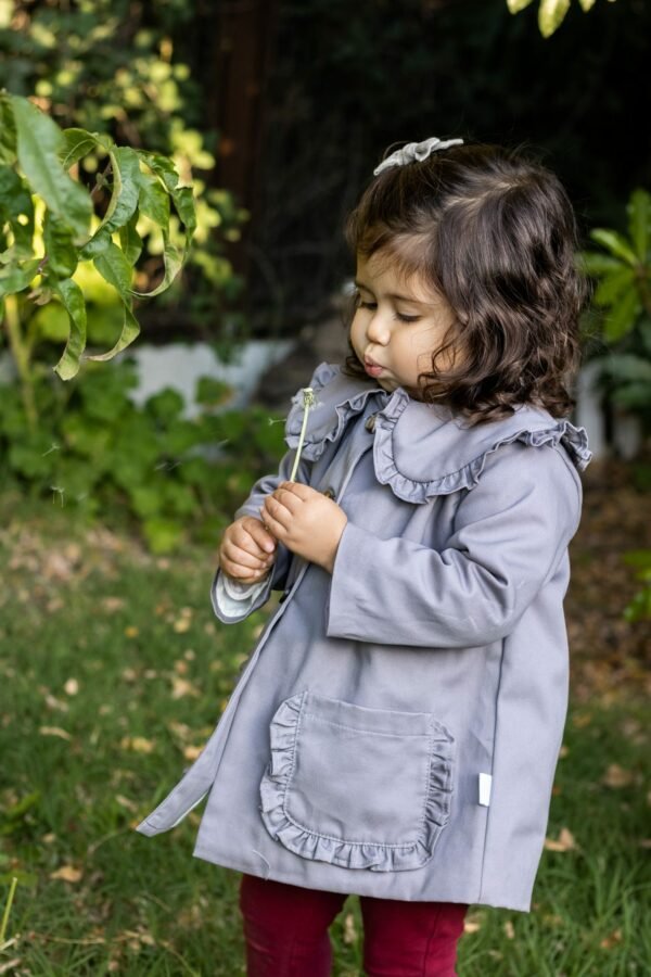 Abrigo Gabardina Gris - Imagen 9