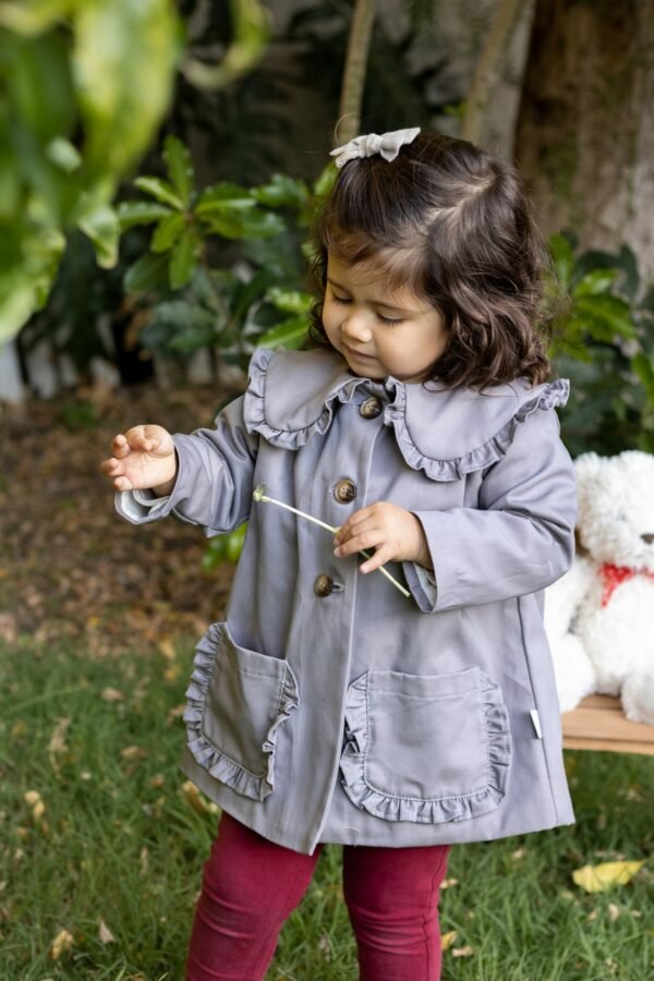Abrigo Gabardina Gris - Imagen 10