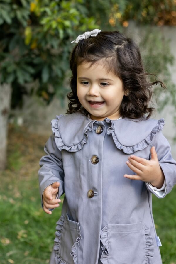 Abrigo Gabardina Gris - Imagen 11