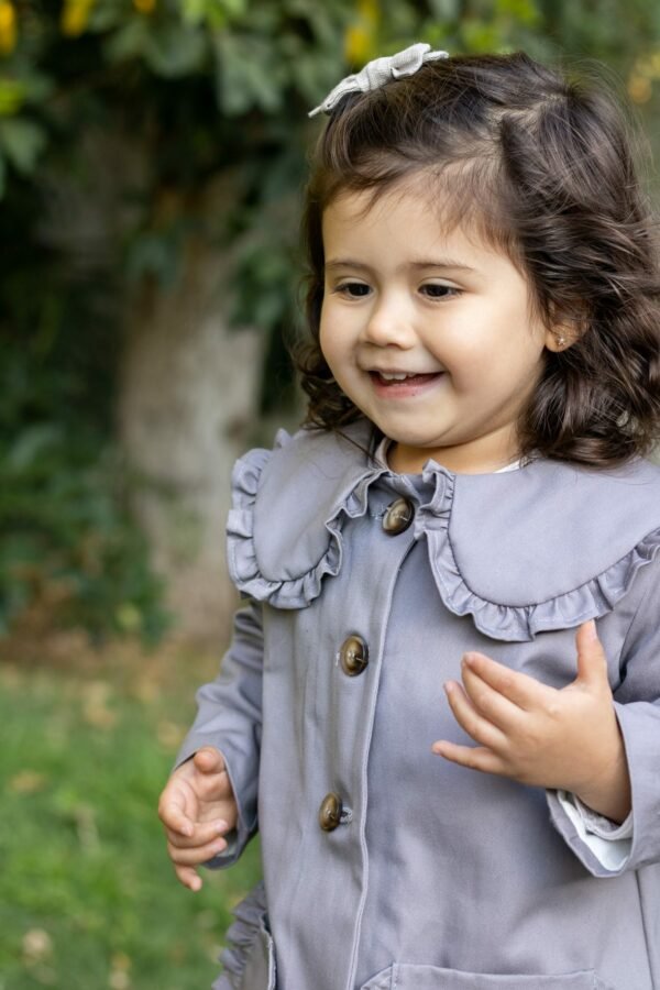 Abrigo Gabardina Gris - Imagen 12