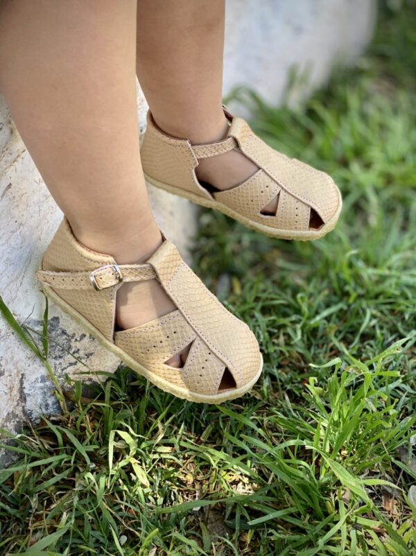 Sandalia Print Beige