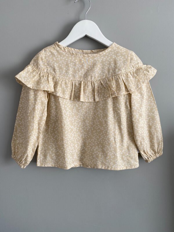 Blusa Cala, crudo flores