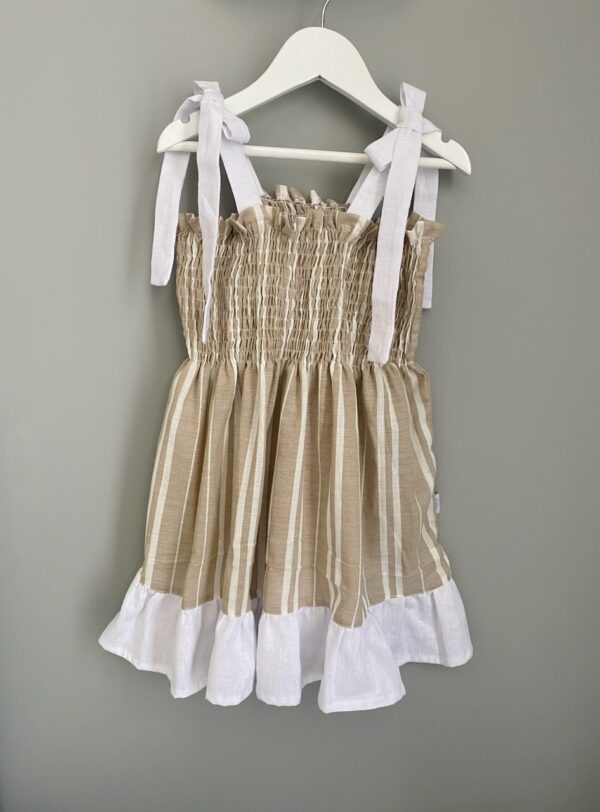 Vestido Crespon, Franjas
