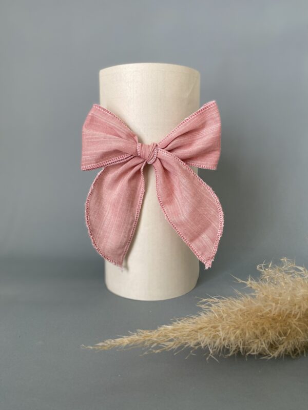 Maxi Lazo mariposa, rosa lineas - Imagen 2