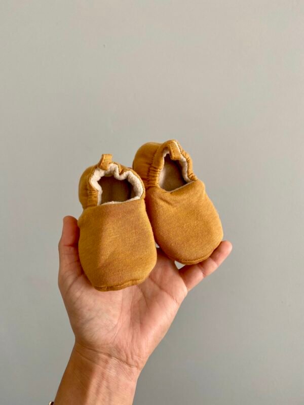 Mocasin pantufla tela bebe